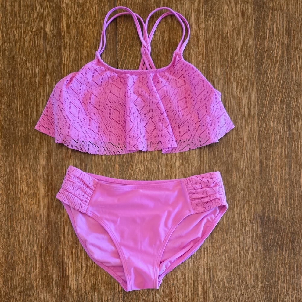 Cat & Jack, Girls Purple Bikini Set, Girls Size XL 14-16
